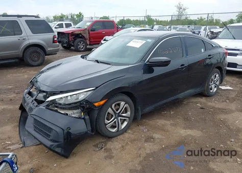 2016 Honda Civic Lx from USA, damaged, VIN 19XFC2F57GE044384